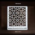 Floral Geometric Reusable Stencil – Item 010 (6" × 7")