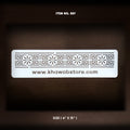 Geometric Border Stencil – Item 026 (4" × 16.5")