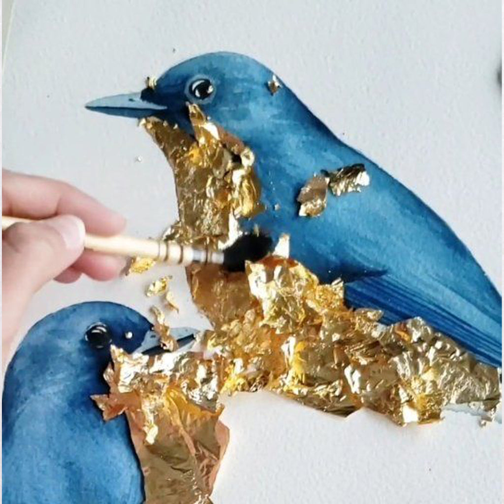 Keepsmiling Gold Leaf Sheets – 25 Leafs