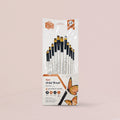 Keep Smiling Professional Flat Tip Paint Brush Pack Of 10
