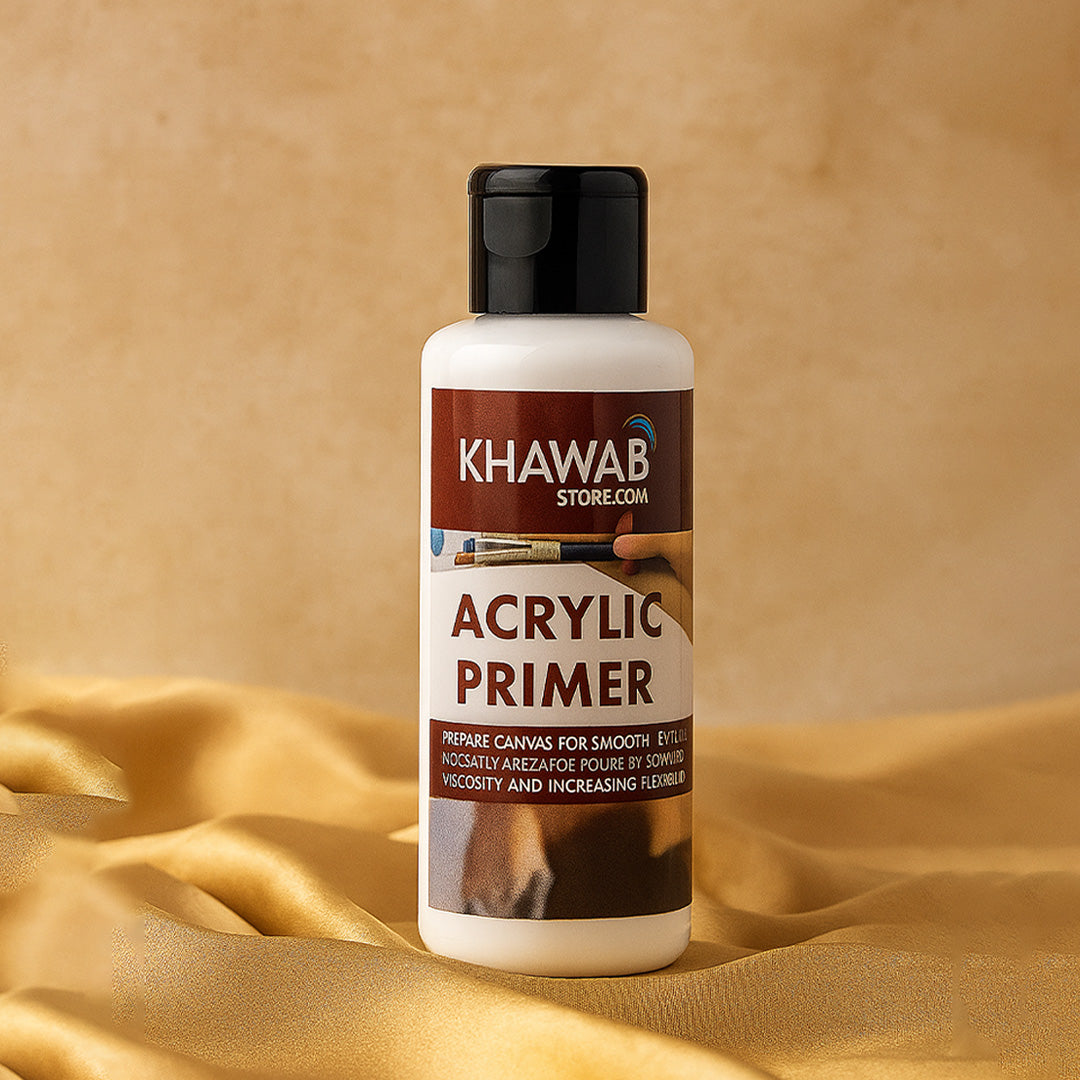 Khawab Acrylic Primer Medium 120ml for Smooth Professional Finish