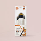Keep Smiling Professional Round Tip Paint Brush Pack of 10