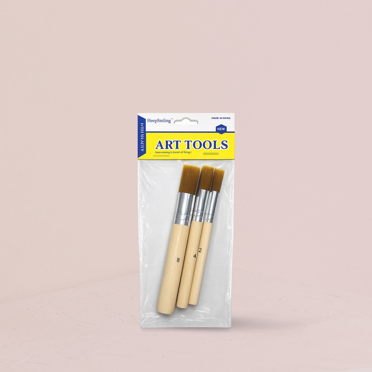 Keep Smiling Stencil Brushes Pack of 3