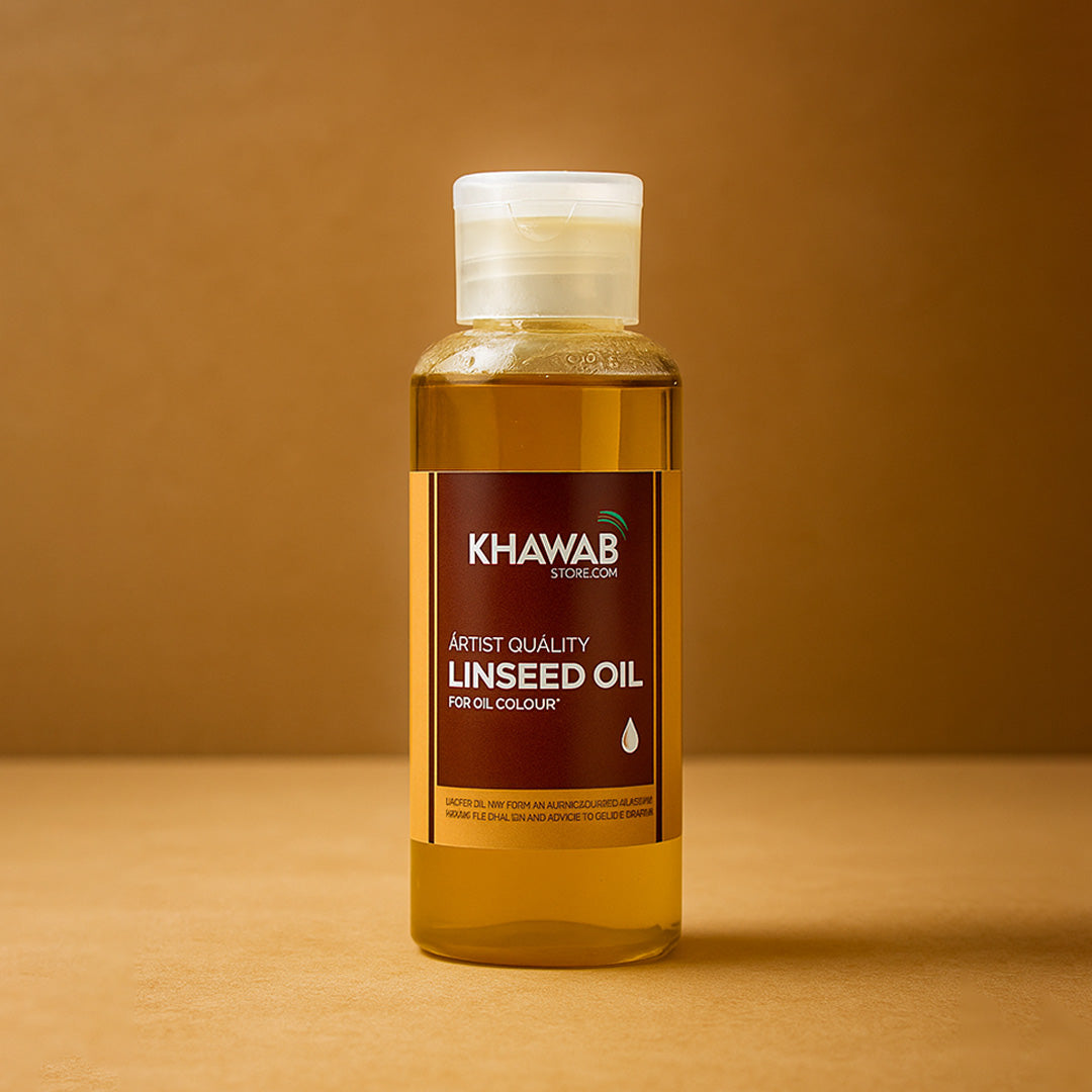 Khawab Professional Artist Grade Linseed Oil Medium For Oil Painting