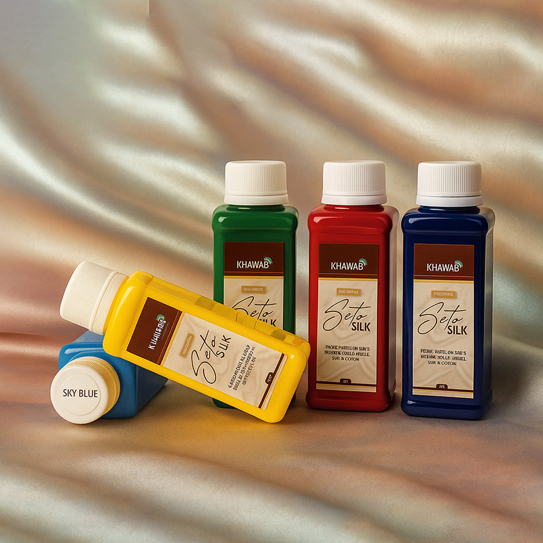 Khawab Professional Silk Fabric Paint 100ml for Vibrant Textile Art